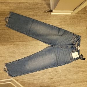 Abercrombie and Fitch Ultra high waisted ankle straight jeans